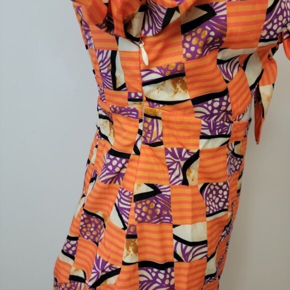 SHEIN Tie Front Ayssemtrical Dress - Picture 6 of 10